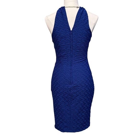 Bisou Bisou Ryal Blue Strapless Cocktail Dress Size 4 - Picture 4 of 10